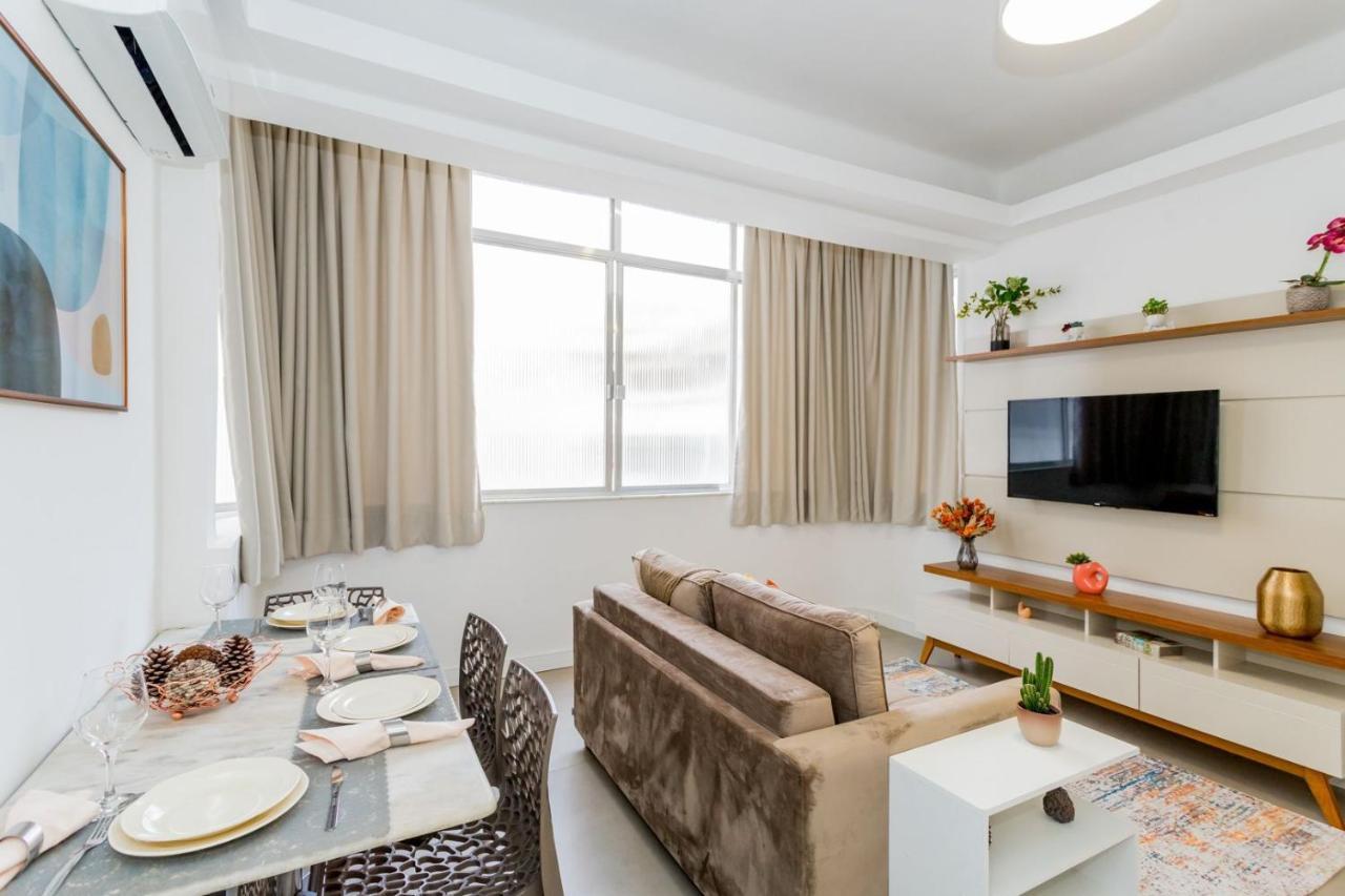 Relax Em Copacabana, Quarto E Sala, 150 Mt Da Praia, Cozinha, Maq De Lavar Roupa E Ar Rio de Janeiro Exterior photo